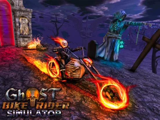 Capturas de tela do Ghost Bike Rider Simulator iPad 