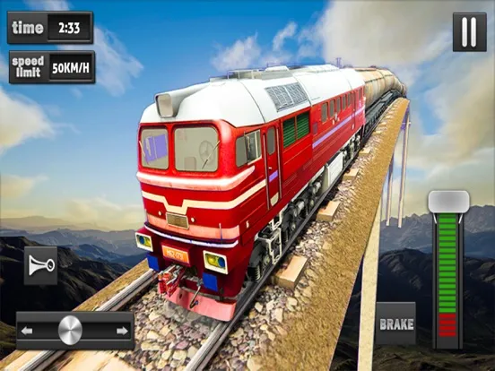 Capturas de tela do Impossible Air Train Driving iPad 