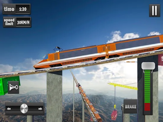 Capturas de tela do Impossible Air Train Driving iPad 