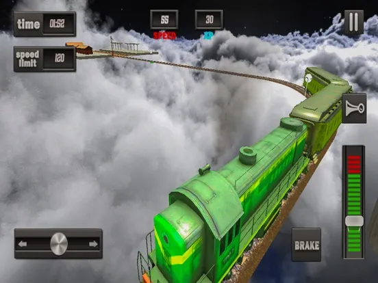Capturas de tela do Impossible Air Train Driving iPad 