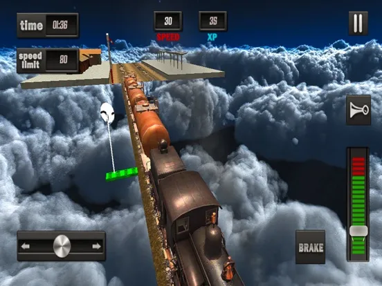 Capturas de tela do Impossible Air Train Driving iPad 
