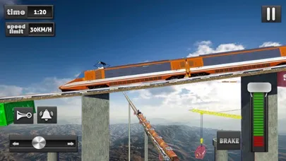 Capturas de tela do Impossible Air Train Driving
