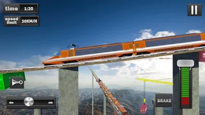 Capturas de tela do Impossible Air Train Driving
