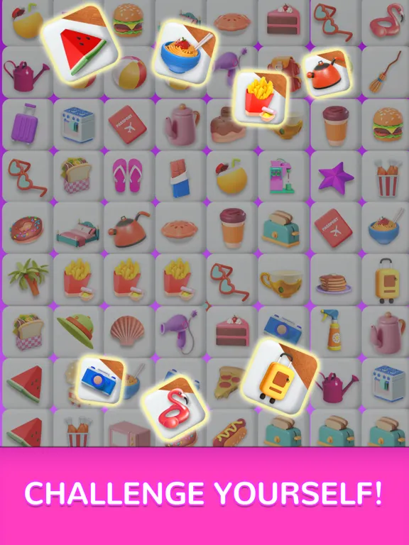 Capturas de tela do Match Master 3D Tap Tiles Game iPad 