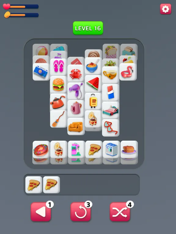 Capturas de tela do Match Master 3D Tap Tiles Game iPad 
