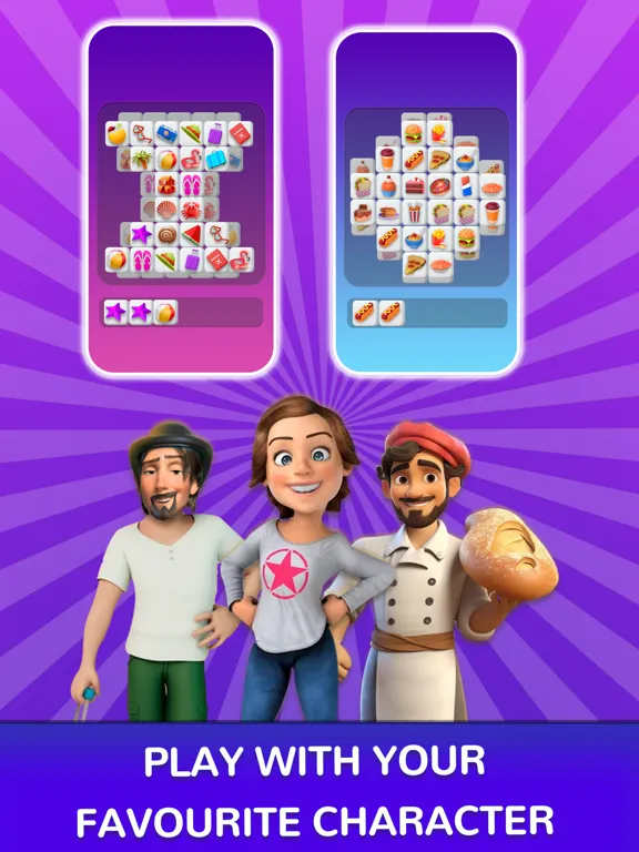 Capturas de tela do Match Master 3D Tap Tiles Game iPad 