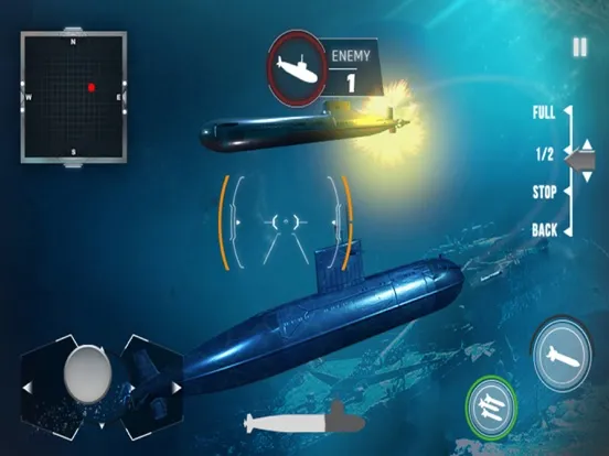 Naval Submarine War Zone iPad  سکرین شاٹس