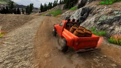 Captures d'écran de Pickup Truck Offroad Driving