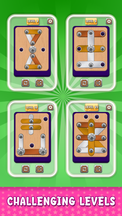 Capturas de pantalla de Screw Pin Puzzle: Nuts & Bolts
