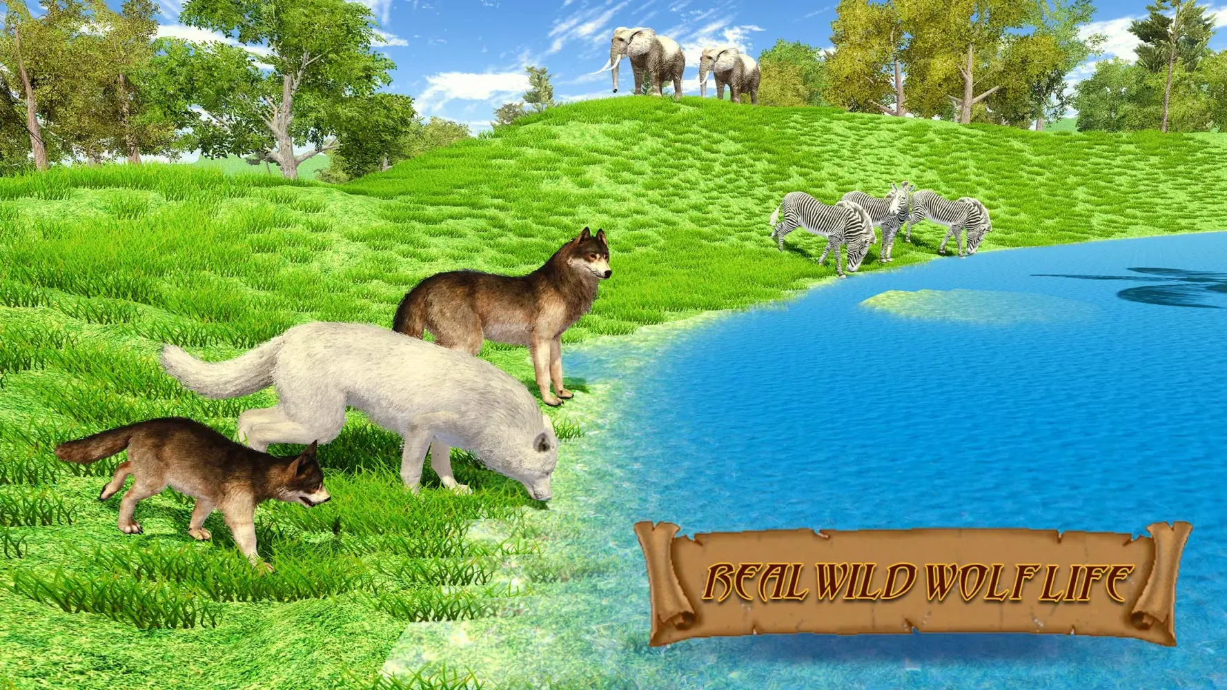 Скриншоты Wild Wolf Games Simulator 3D