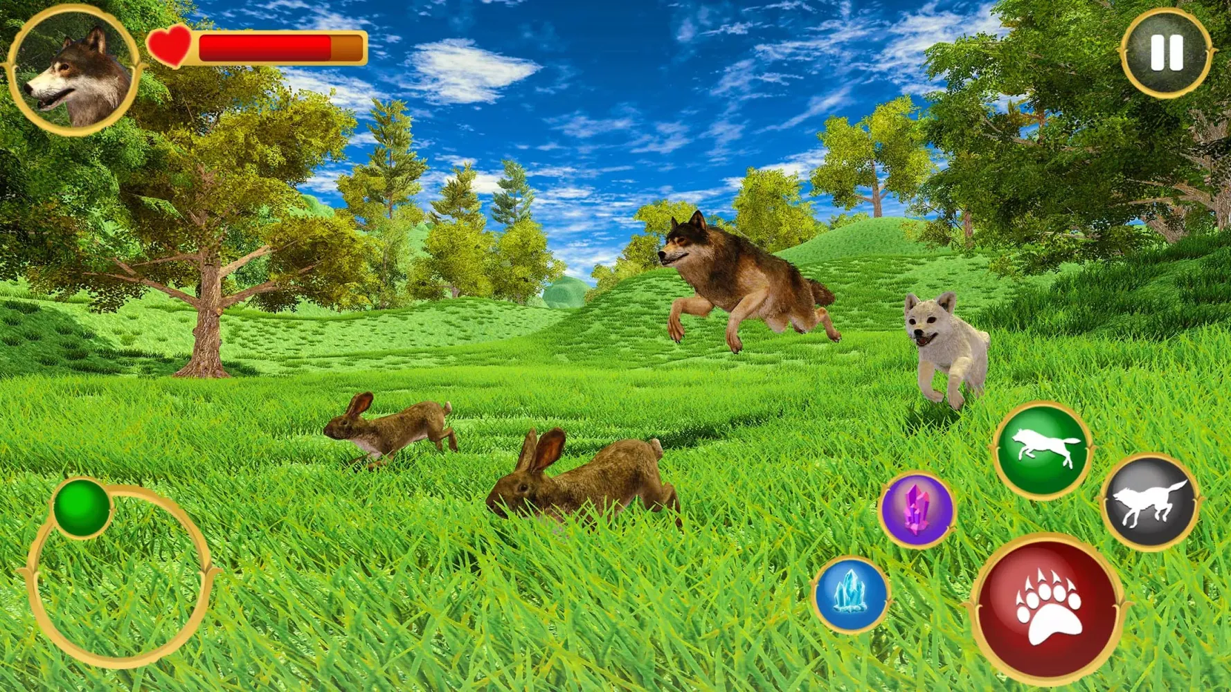 Скриншоты Wild Wolf Games Simulator 3D