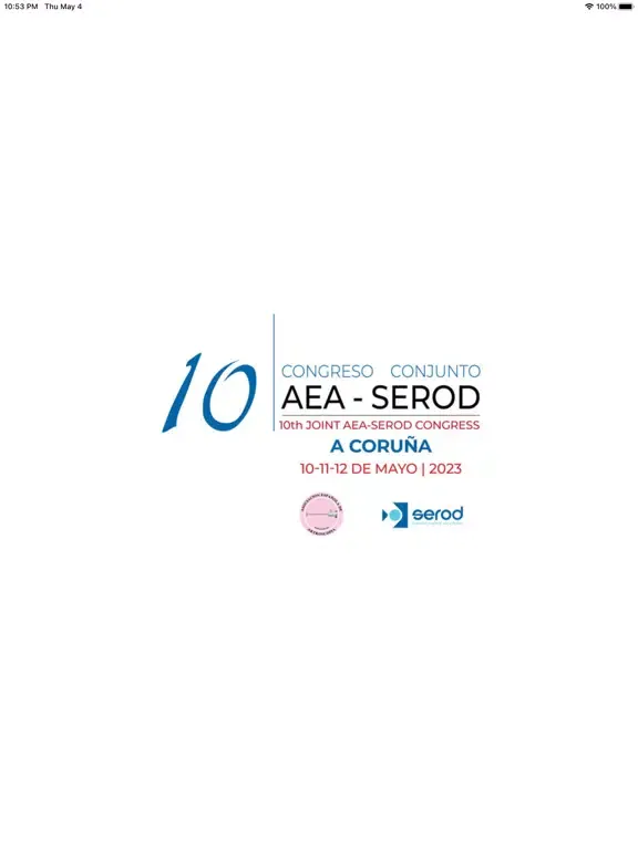 Capturas de tela do AEA - SEROD 2023 iPad 
