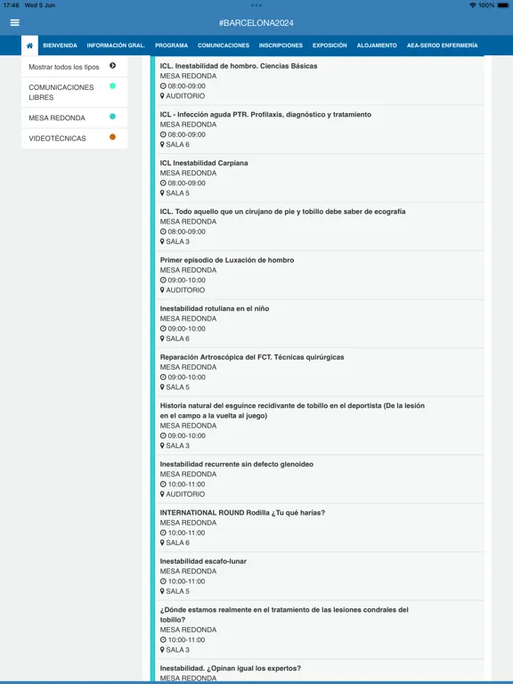 AEA SEROD 2024 iPad  Screenshots