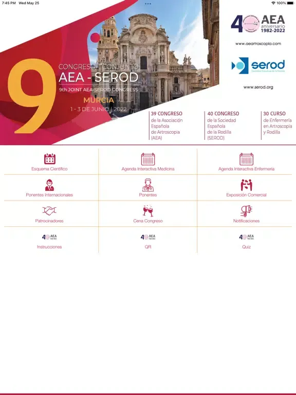AEA SEROD 2022 iPad 应用截图