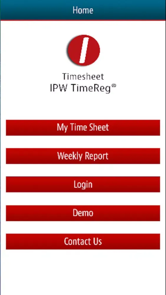 Tangkapan layar Timesheet - IPW TimeReg