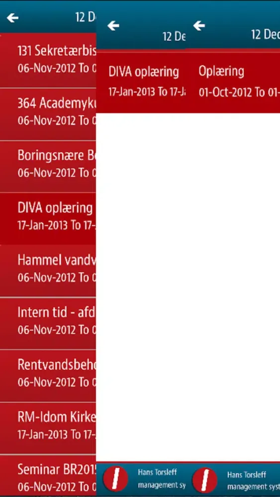 Tangkapan layar Timesheet - IPW TimeReg