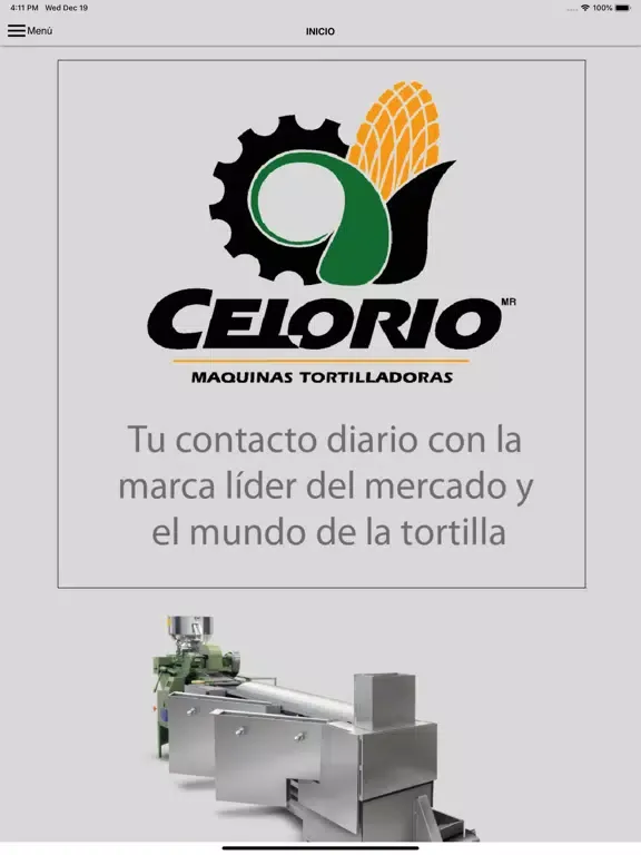 Tortilladoras Celorio iPad  Ekran Görüntüleri