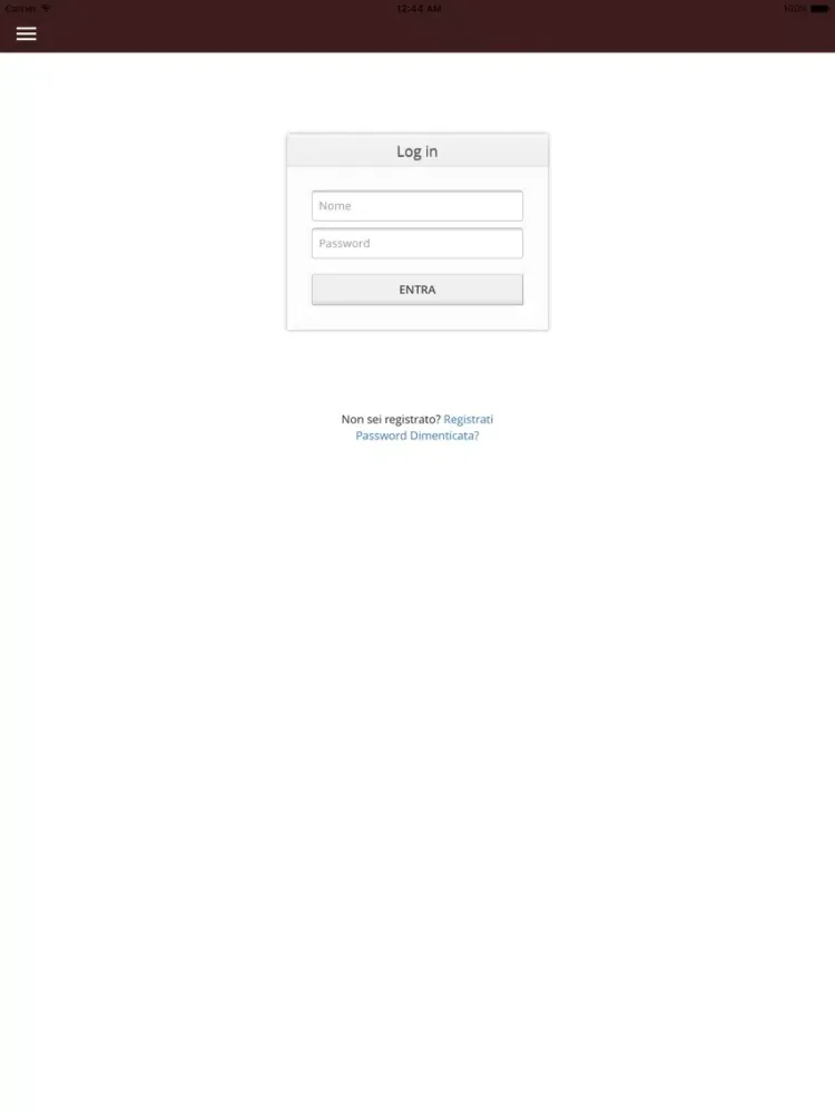 Tor Vergata iPad  스크린샷