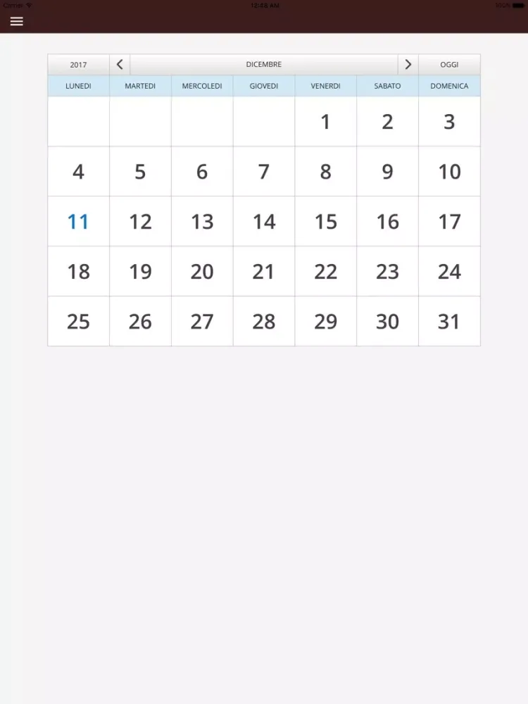 Tor Vergata iPad  스크린샷