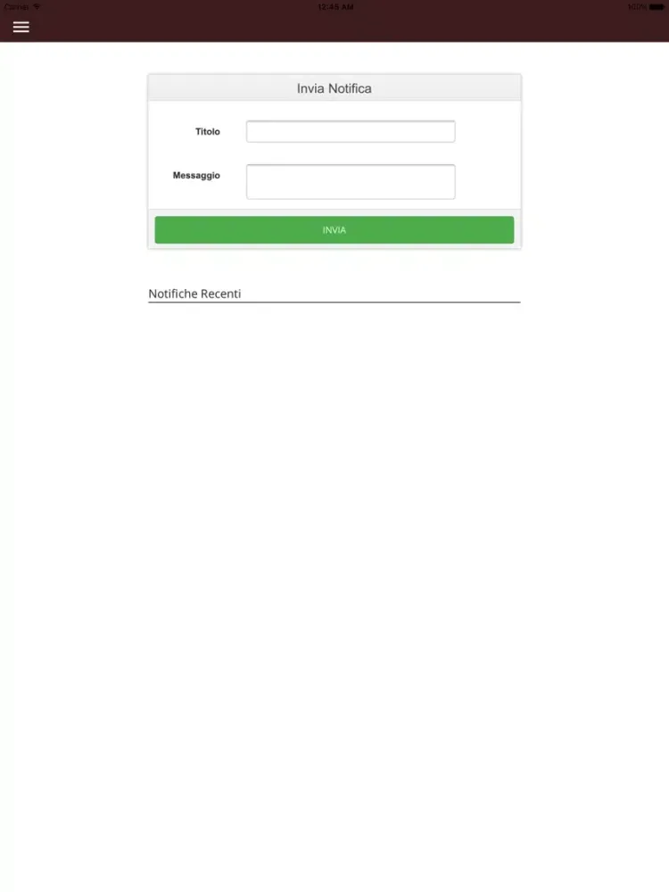 Tor Vergata iPad  스크린샷