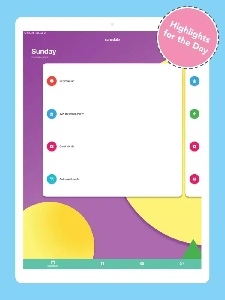 Trinity Orientation: 2T2000s iPad  스크린샷