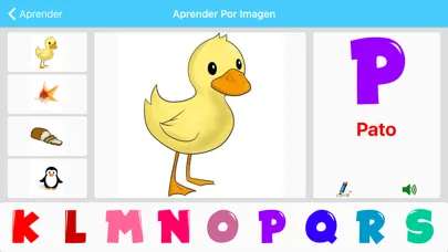 Learn Spanish Alphabets应用截图