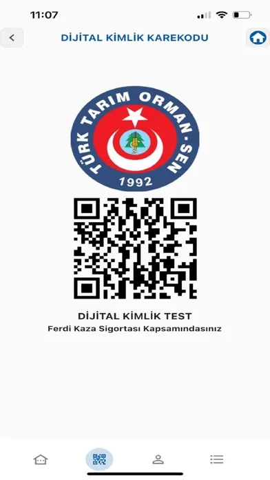 Captures d'écran de Türk Tarım Orman Sen Kimlik