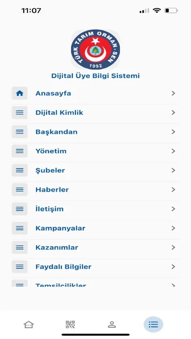 Captures d'écran de Türk Tarım Orman Sen Kimlik