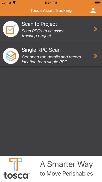 Tosca Asset Tracking স্ক্রিনশট