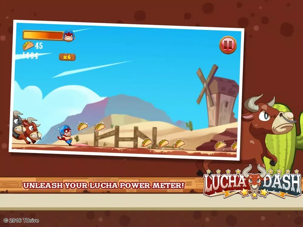 Ảnh chụp màn hình của Lucha Dash iPad 