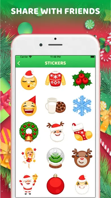 تصاویر Christmas Stickers Emoji 2022