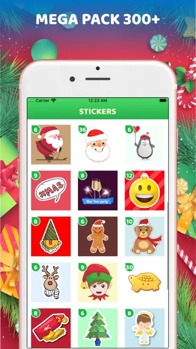 تصاویر Christmas Stickers Emoji 2022