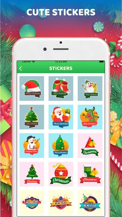 تصاویر Christmas Stickers Emoji 2022