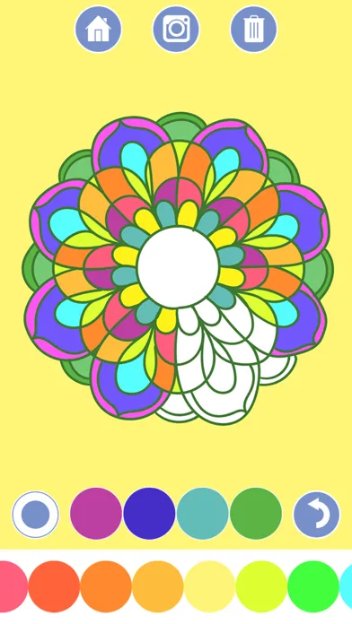 Captures d'écran de My Coloring Book - Mandala, Tribal, animals and classic ornaments