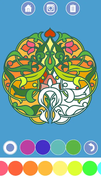 Captures d'écran de My Coloring Book - Mandala, Tribal, animals and classic ornaments