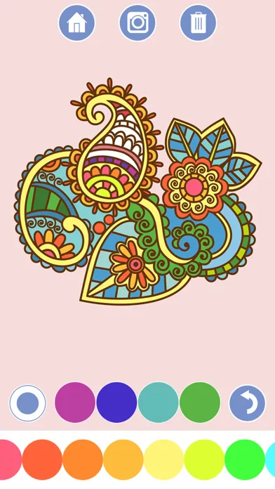 Captures d'écran de My Coloring Book - Mandala, Tribal, animals and classic ornaments