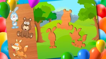 Captures d'écran de Puzzles for Kids - a fun task for children