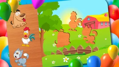 Captures d'écran de Puzzles for Kids - a fun task for children