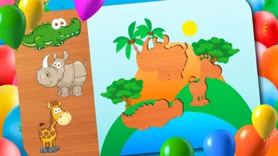 Captures d'écran de Puzzles for Kids - a fun task for children