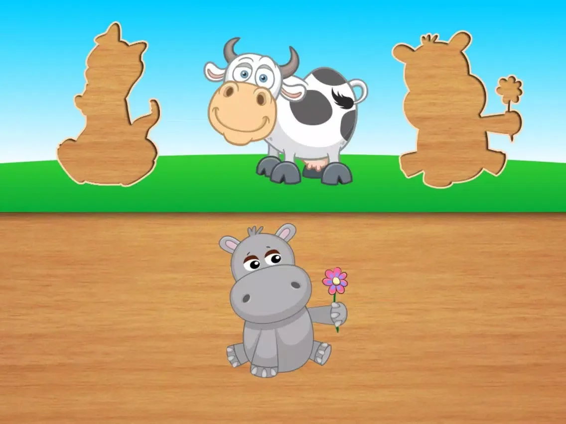 Tangkapan skrin Cute puzzles for kids - toddlers educational games and children's preschool learning + iPad 