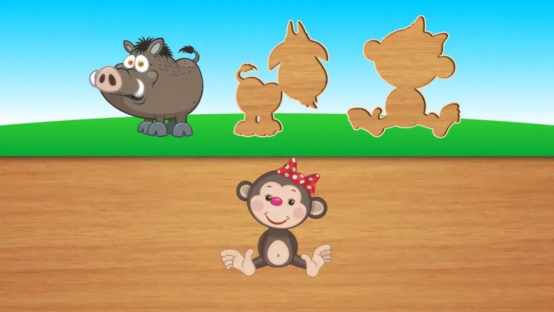 Tangkapan skrin Cute puzzles for kids - toddlers educational games and children's preschool learning +