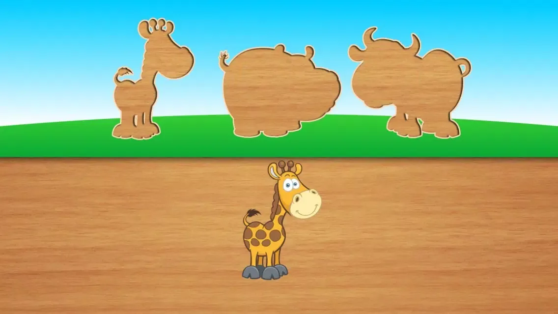 Tangkapan skrin Cute puzzles for kids - toddlers educational games and children's preschool learning +