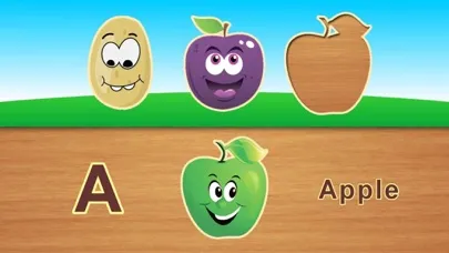 Tangkapan skrin Fruits alphabet for kids - children's preschool learning and toddlers educational game