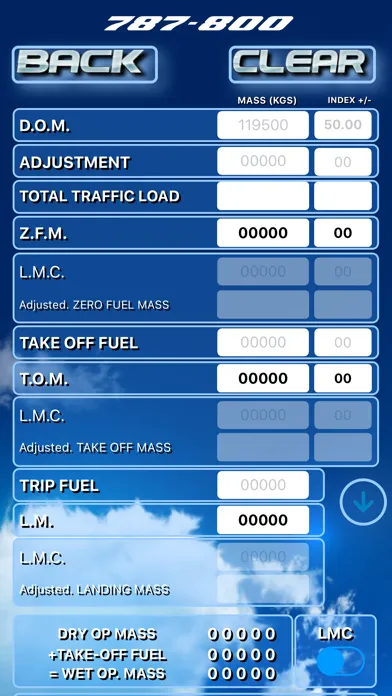 Boeing LoadSheet Screenshots