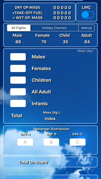 Boeing LoadSheet Screenshots