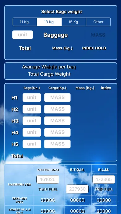 Boeing LoadSheet Screenshots