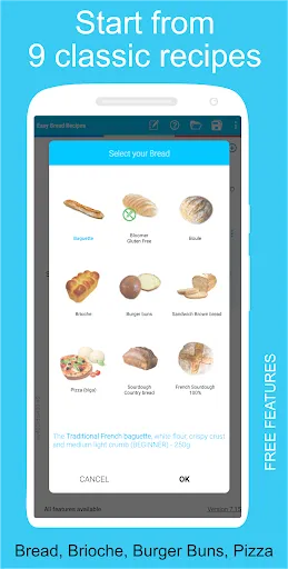 ภาพหน้าจอของ HOME Bread Recipe
