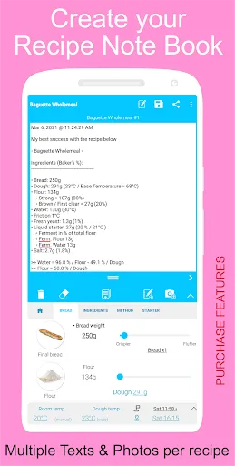 ภาพหน้าจอของ HOME Bread Recipe