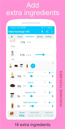 ภาพหน้าจอของ HOME Bread Recipe