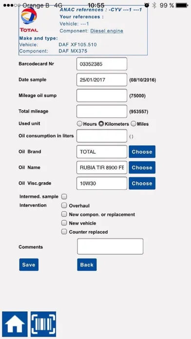 Capturas de tela do ANAC QR APP